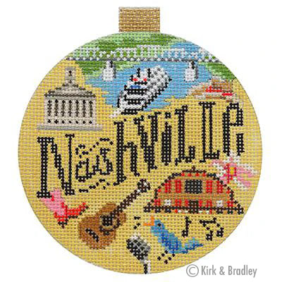 Travel Round - Nashville Canvas