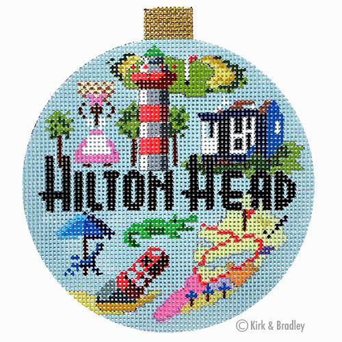 Travel Round Canvas - Hilton Head