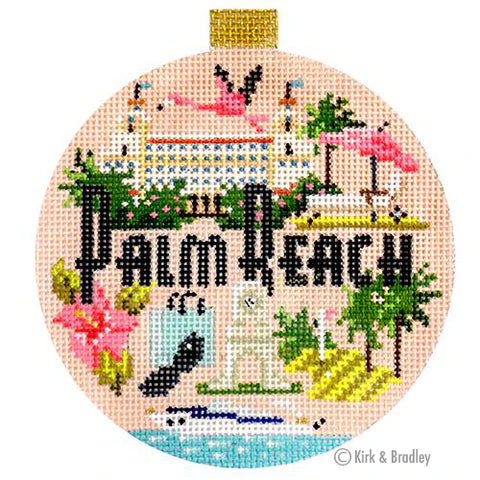 Travel Round - Palm Beach Canvas