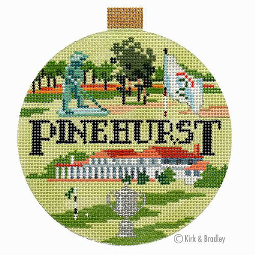 Sporting Round Canvas - Pinehurst