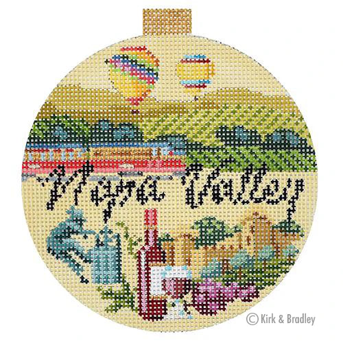 Travel Round - Napa Valley Canvas