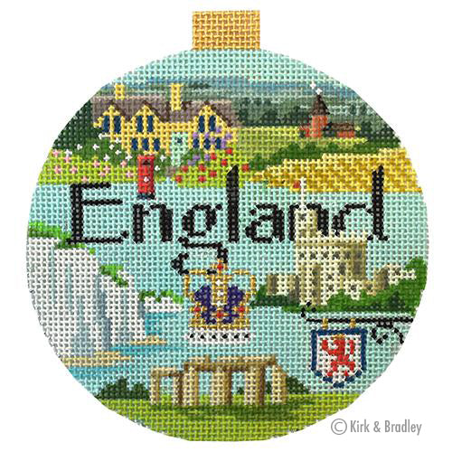 Travel Round Canvas - England