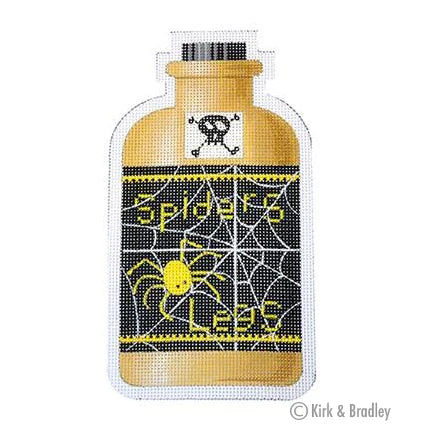 Spiders Leg Poison Bottle Canvas