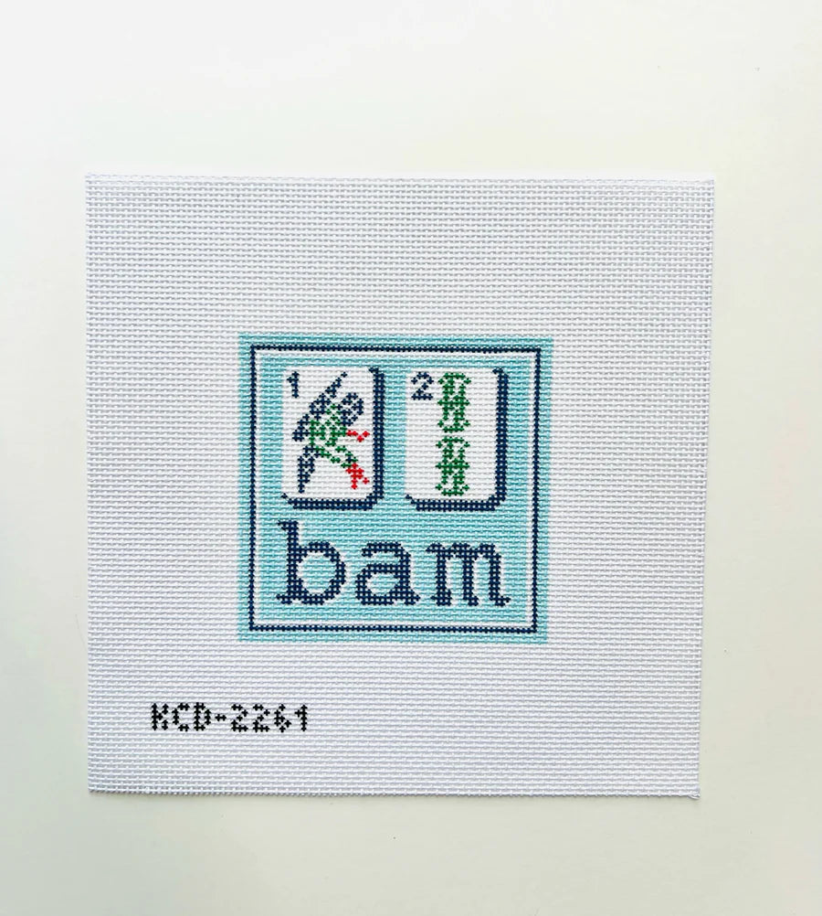 Mahjong Bam Coaster Canvas