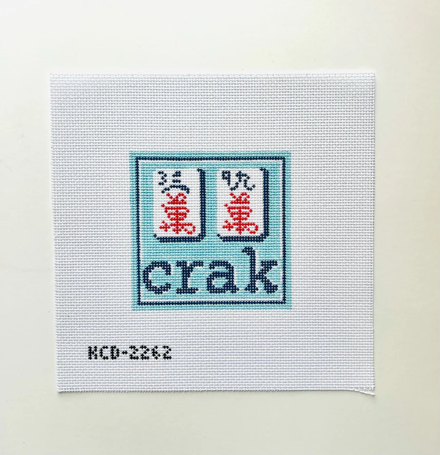 Mahjong Crak Coaster Canvas