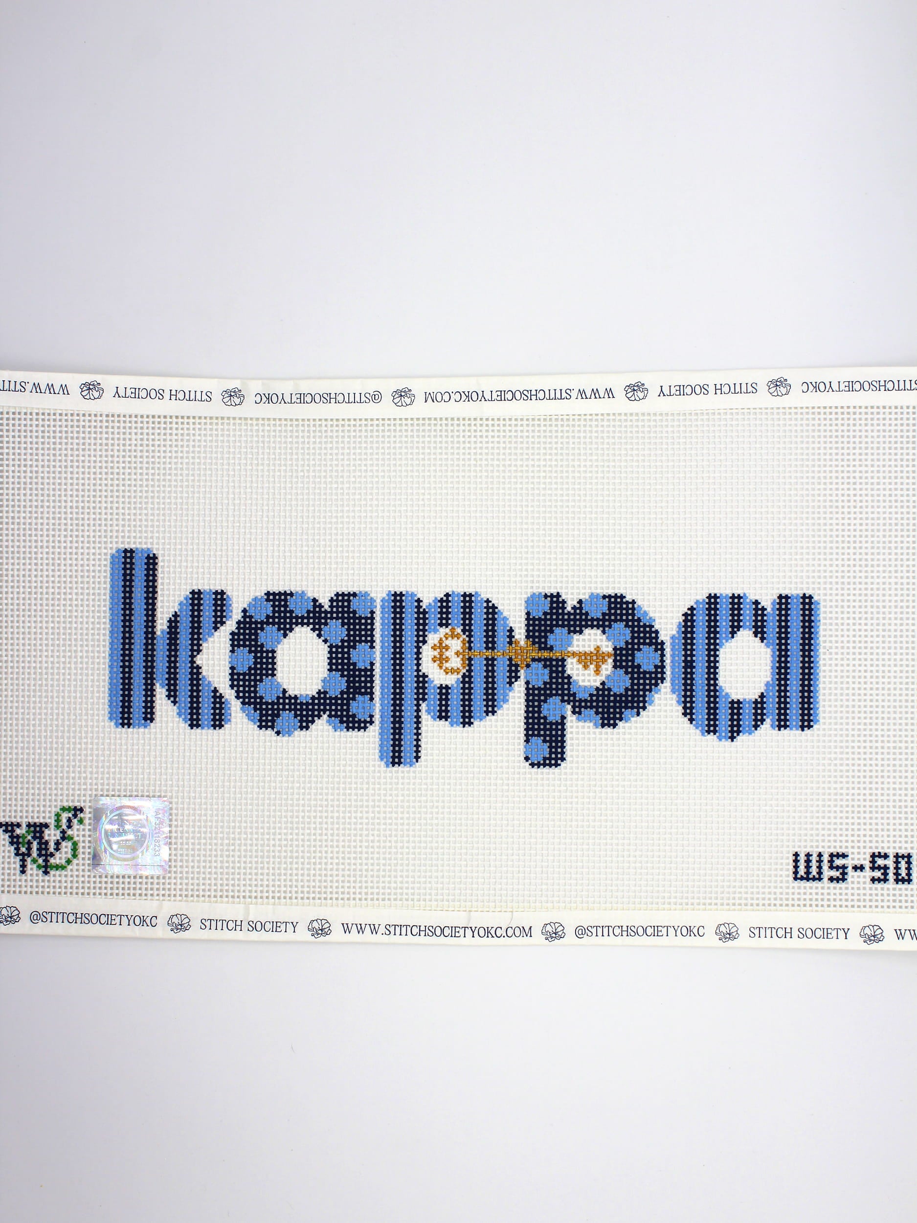 Kappa Kappa Gamma Dots & Stripes Canvas