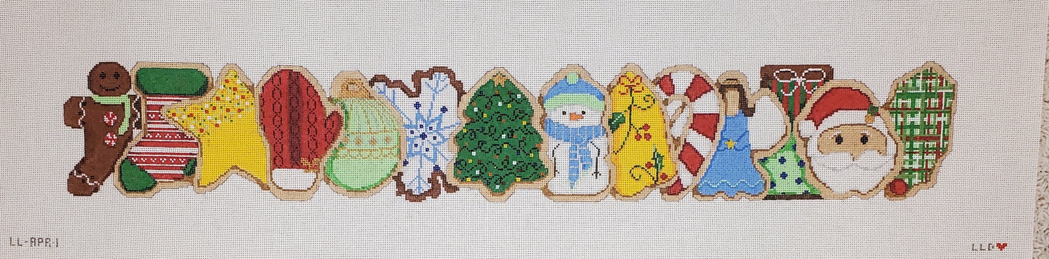 Christmas Cookies Apron Row