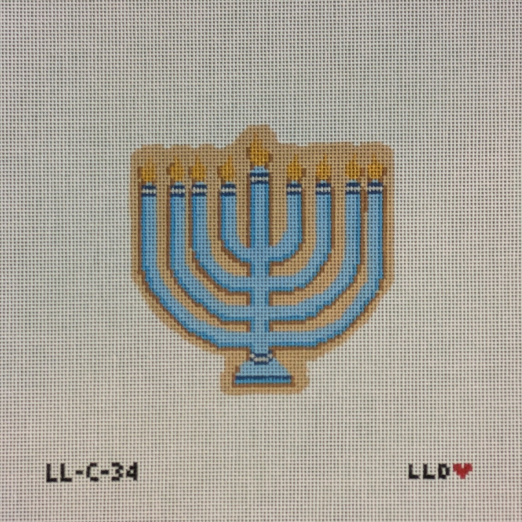 Menorah Cookie