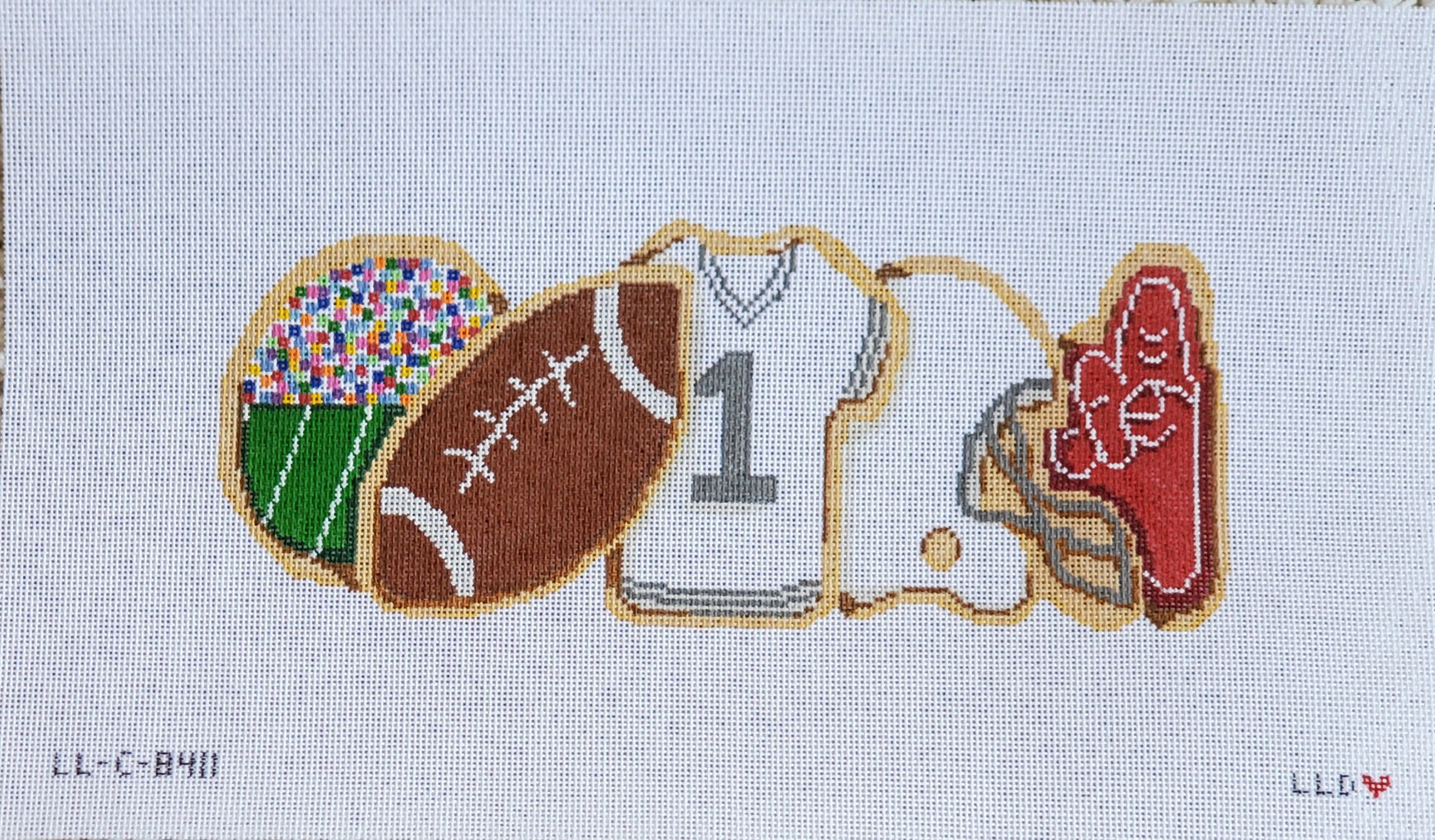 Football Cookies Row