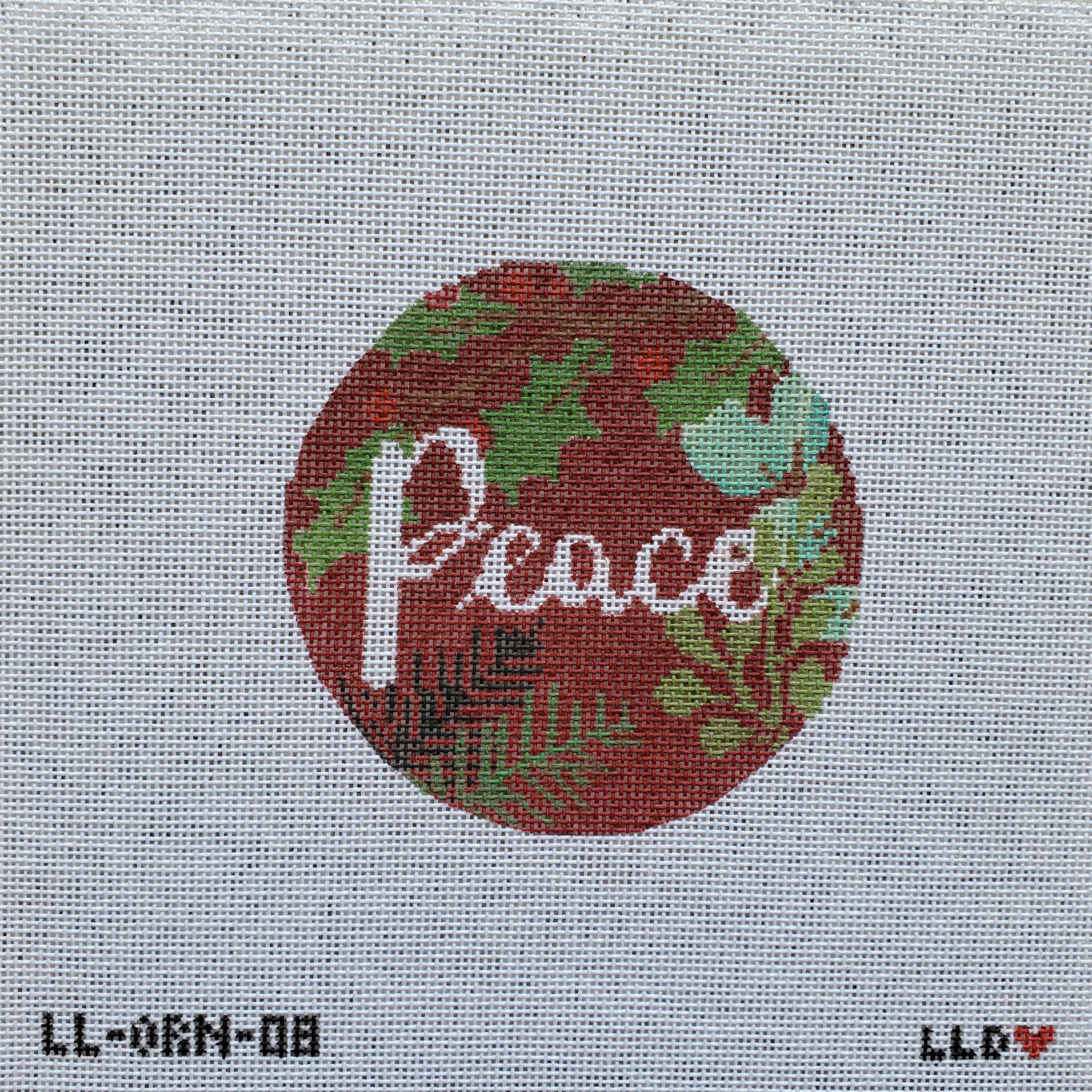 Botanical Peace-- red