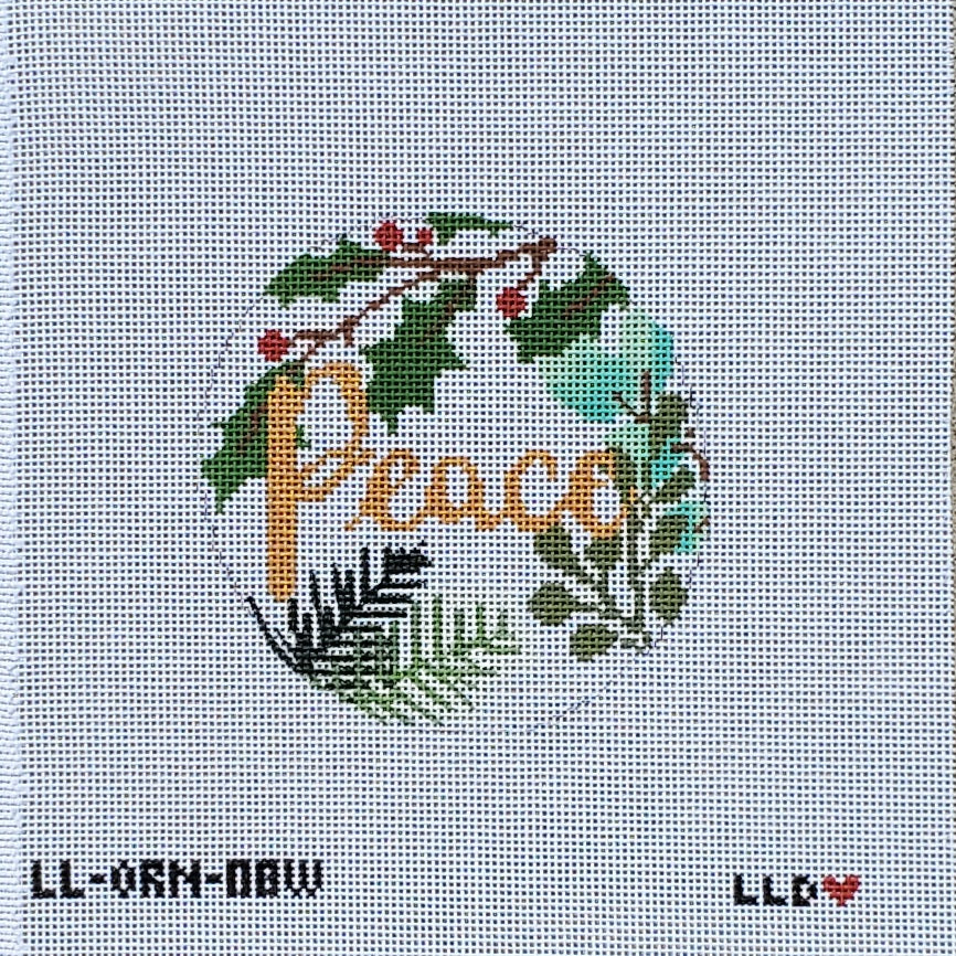 Botanical Peace-- white