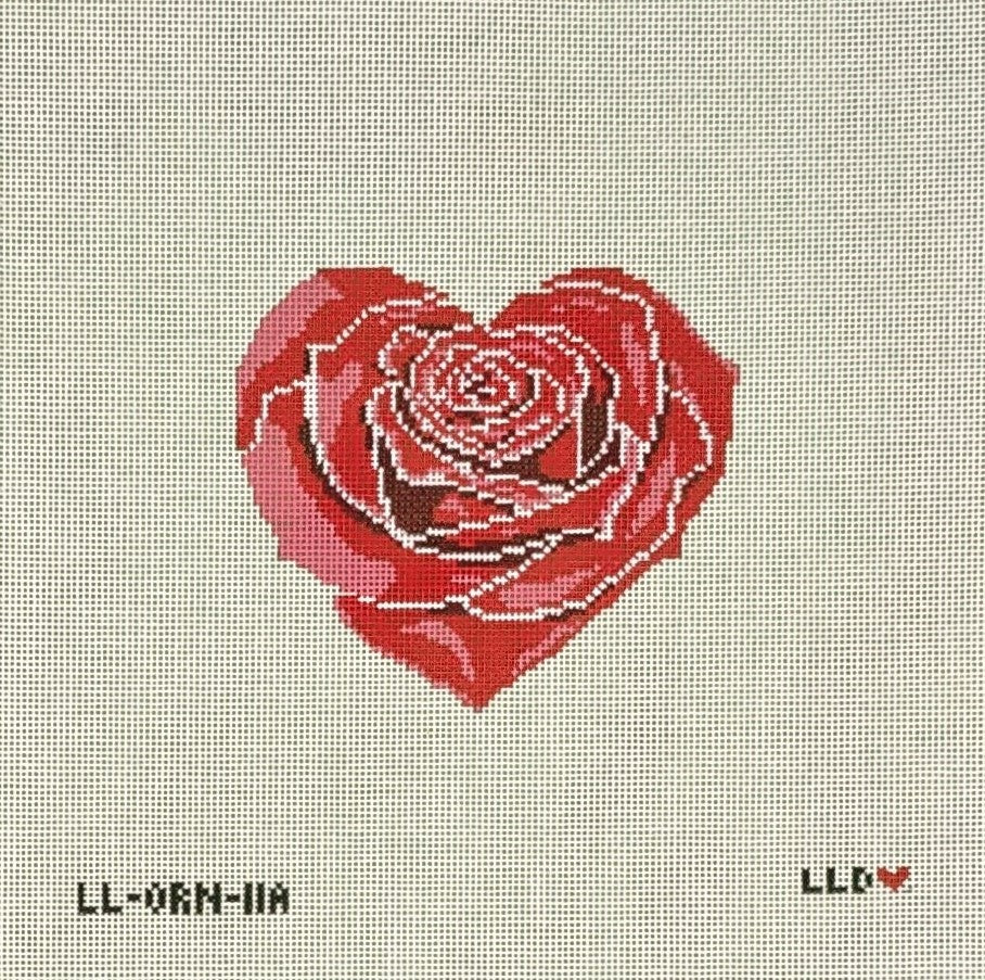 Rose Heart small-red
