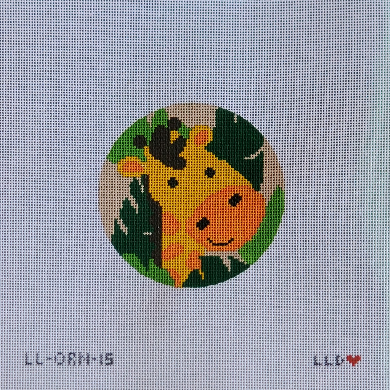Giraffe Ornament Round