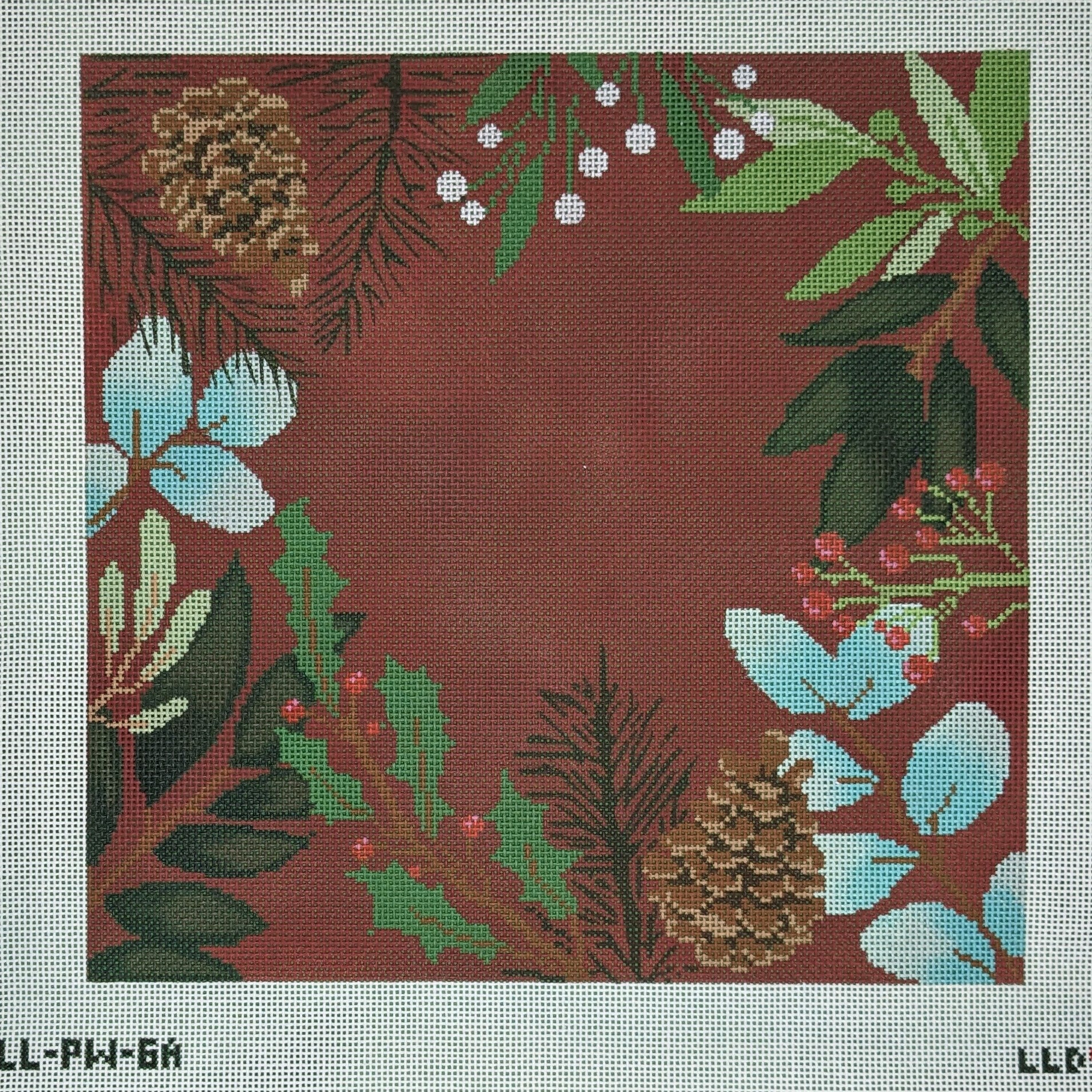 Red Botanical Pillow Blank - Large*