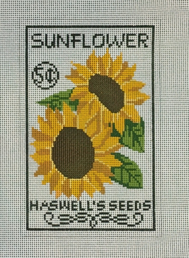 Sunflower Seed Packet 18 Canvas