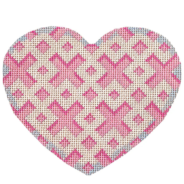 Lattice Heart/Large - Canvas