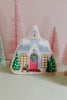Christmas Village Chruch Canvas (13 Mesh)