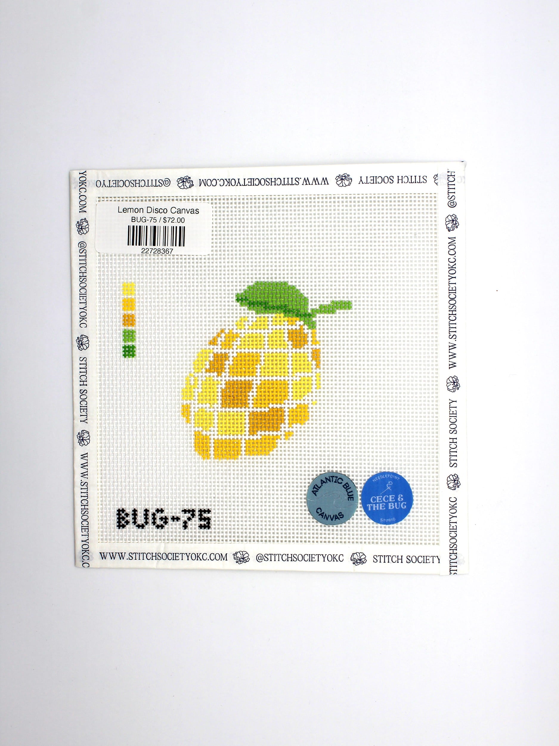 Lemon Disco Canvas