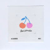 Les Cerises Square Canvas