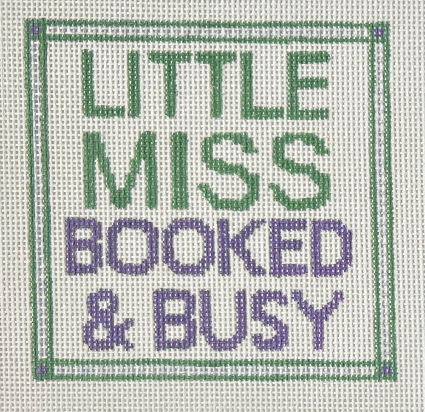 Little Miss Booked & Busy Canvas