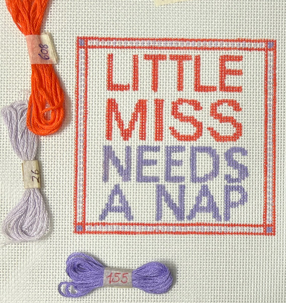 Little Miss Needs a Nap Canvas