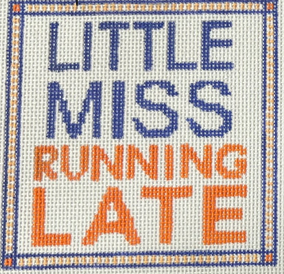 Little Miss Running Late Canvas