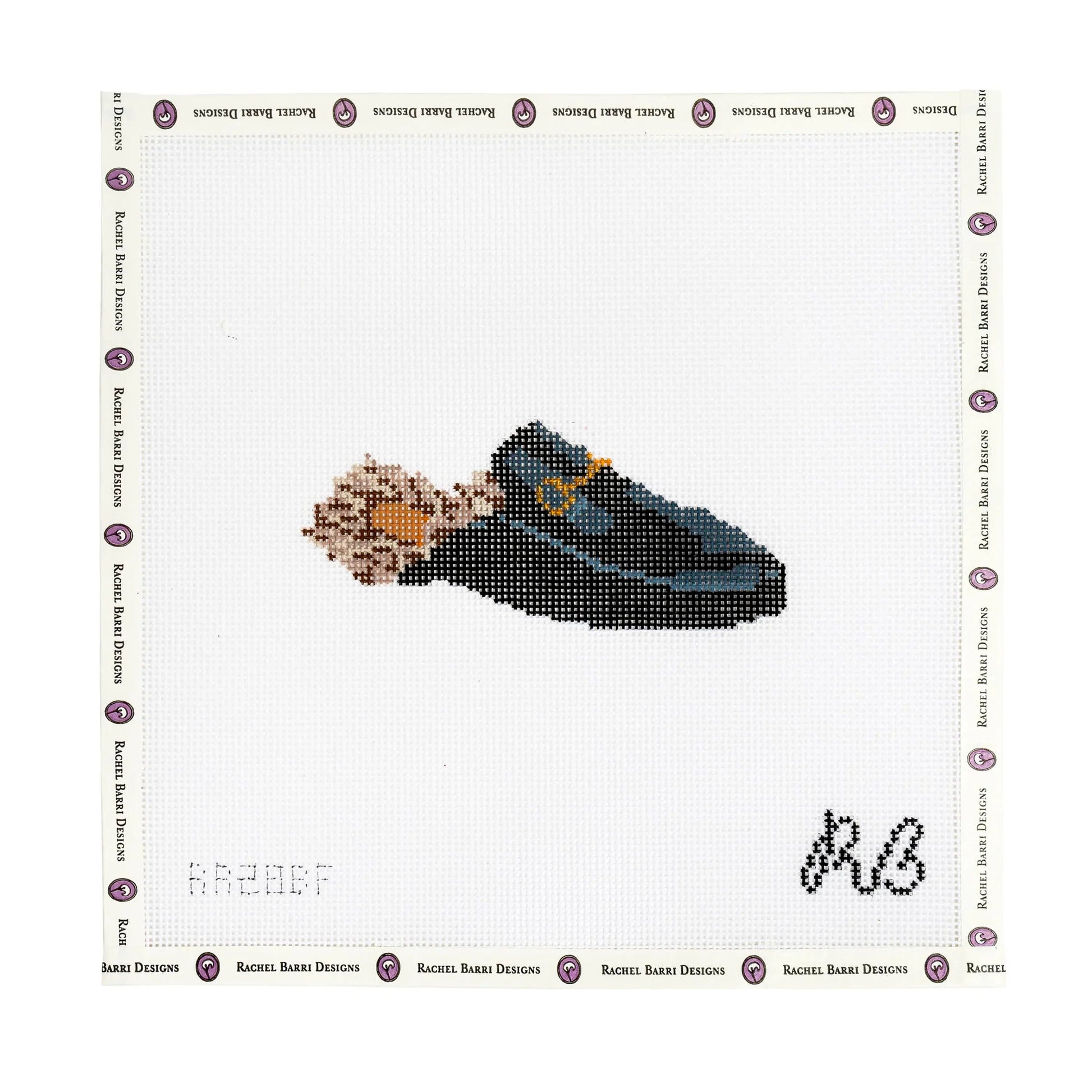 Fancy Loafer - Black with Fur Canvas