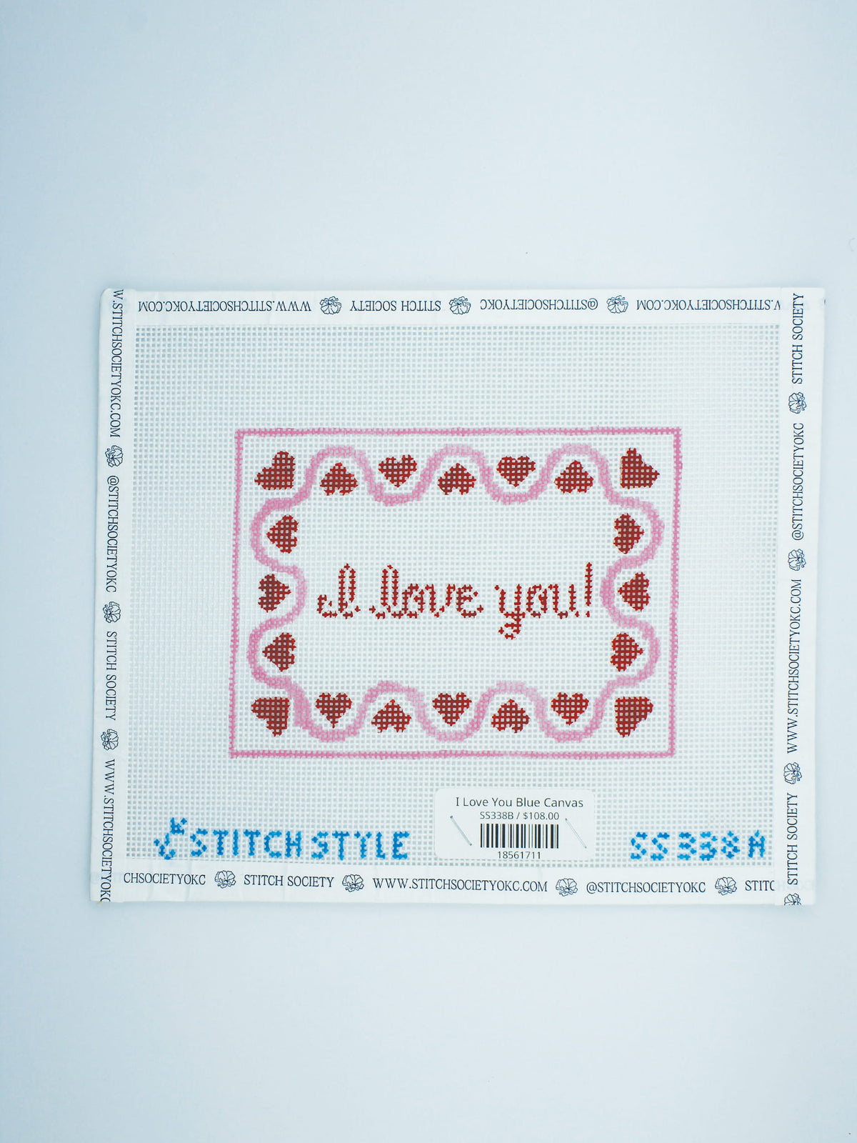 I Love You Pink Canvas