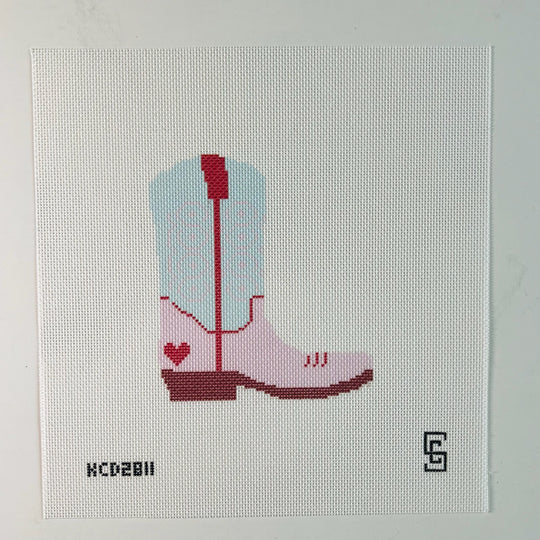 Lover Cowboy Boot Canvas