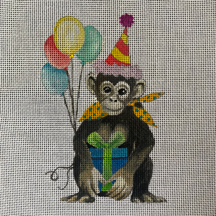 Birthday Monkey Canvas