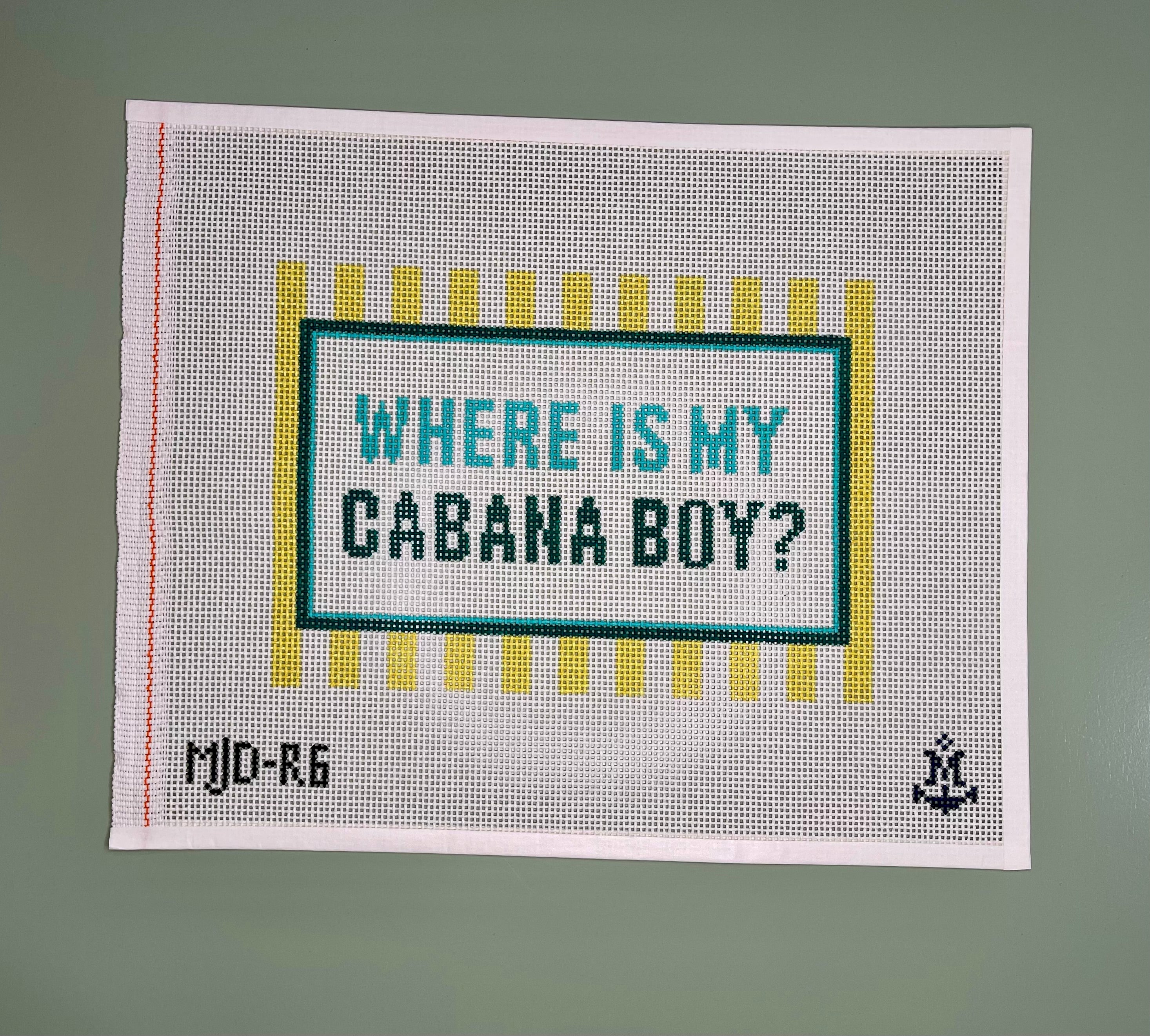 Cabana Boy Clutch Canvas