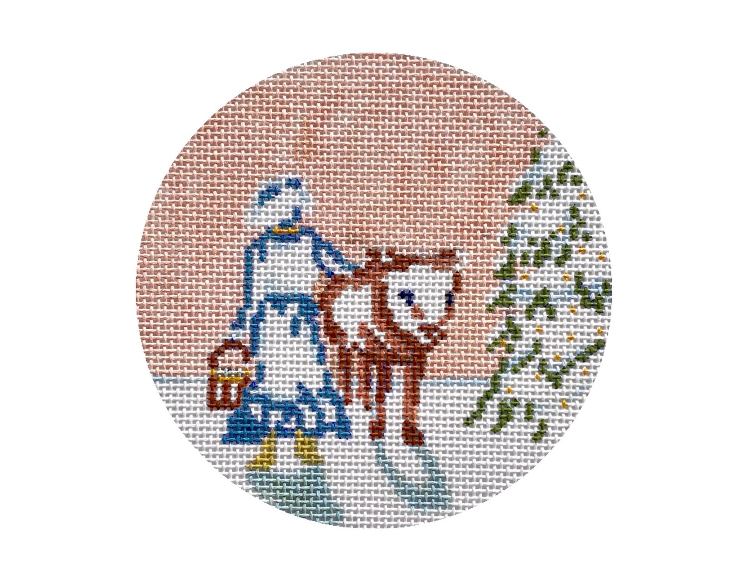 Twelvetide in Color - Eight Maids-A-MIlking Canvas