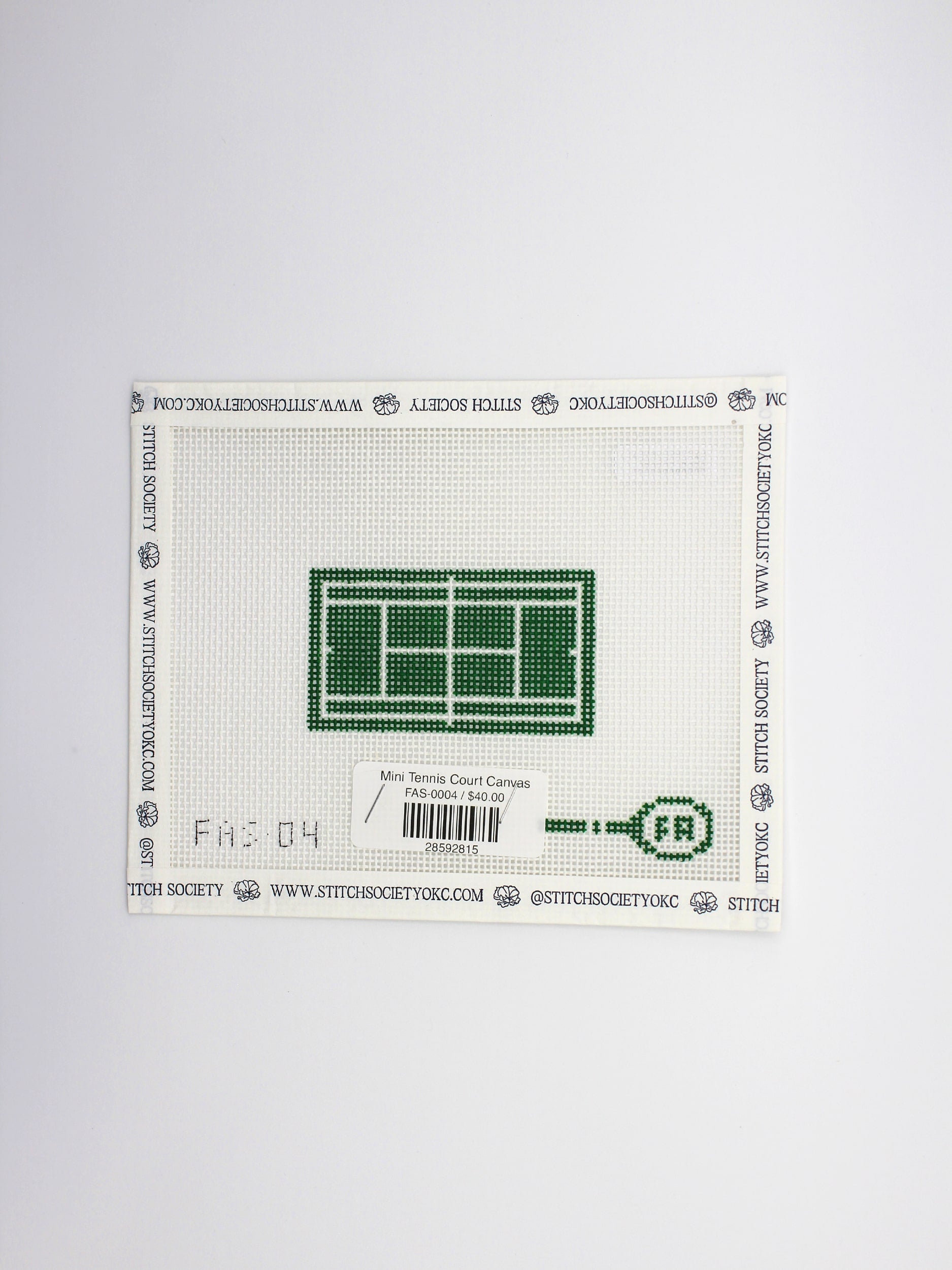 Mini Tennis Court Canvas
