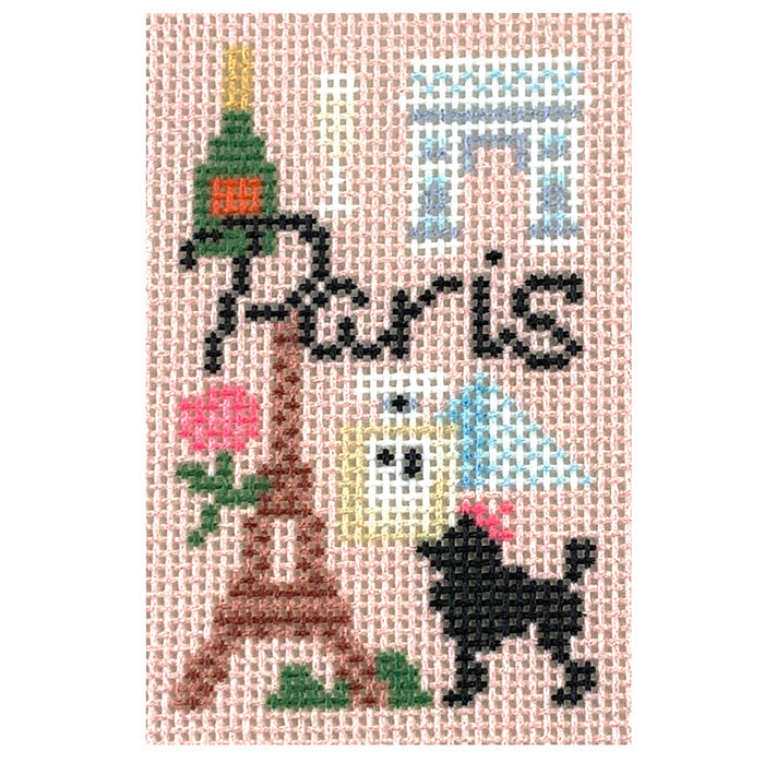 Paris Bag Charm Insert Canvas