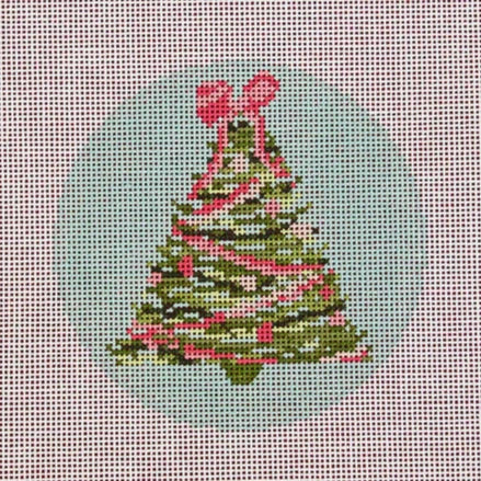 Tree Ornament - Blue Canvas