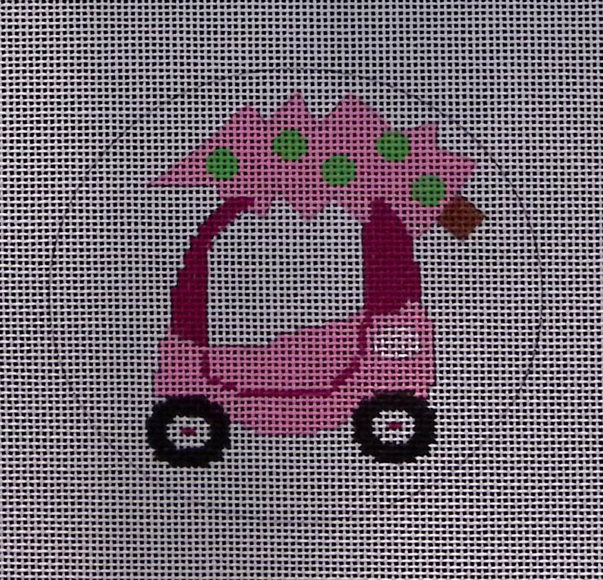 Pink Cozy Little Tykes Car Canvas
