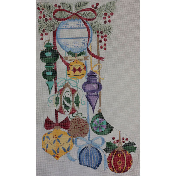 Christmas Ornament Stocking Canvas