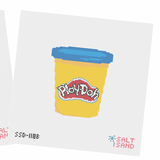 Play-Doh Blue Canvas