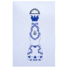 Blue White Tequila Bottle