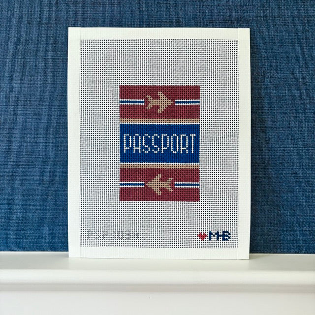 Classic Passport - Maroon Canvas