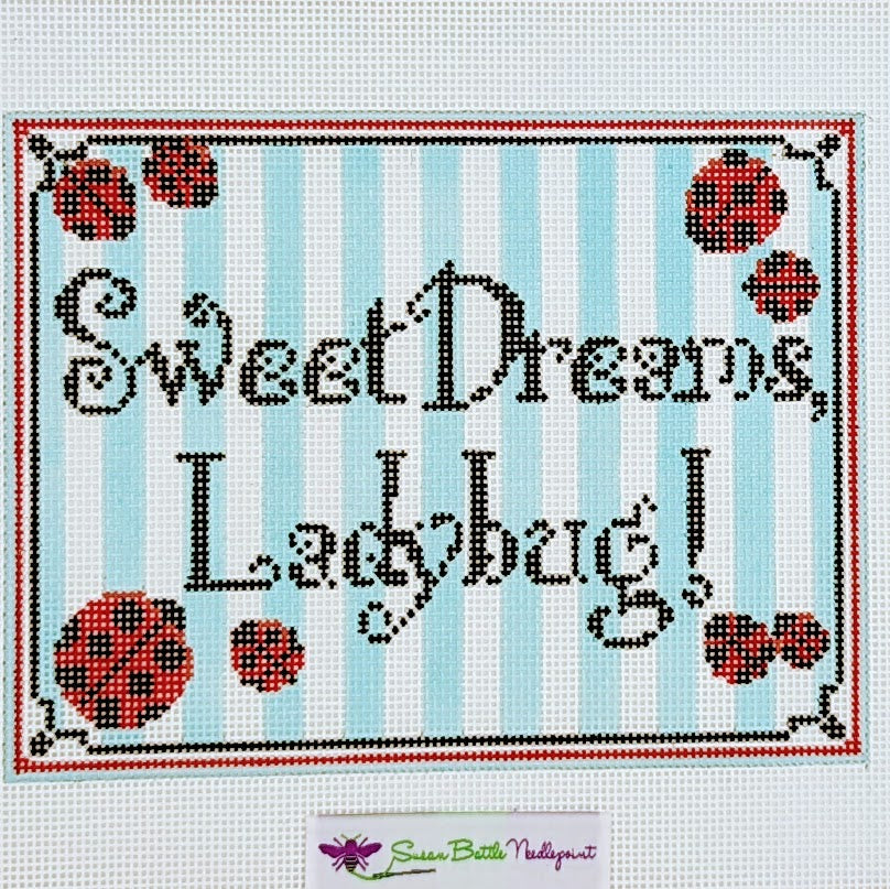 Sweet Dreams Ladybug Canvas
