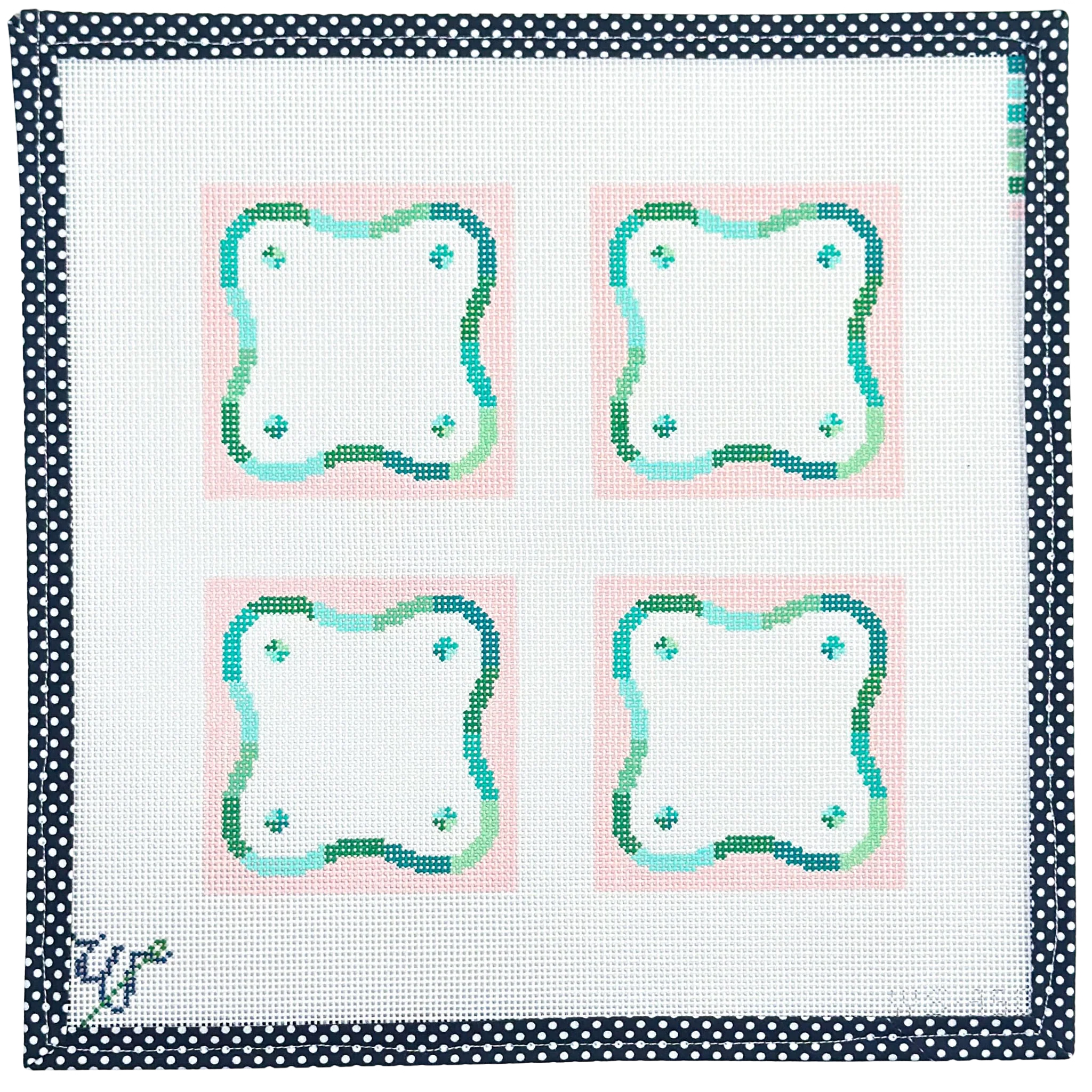 Palm Beach Squiggle Coasters Canvas