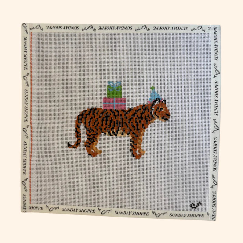 Party Tiger Canvas
