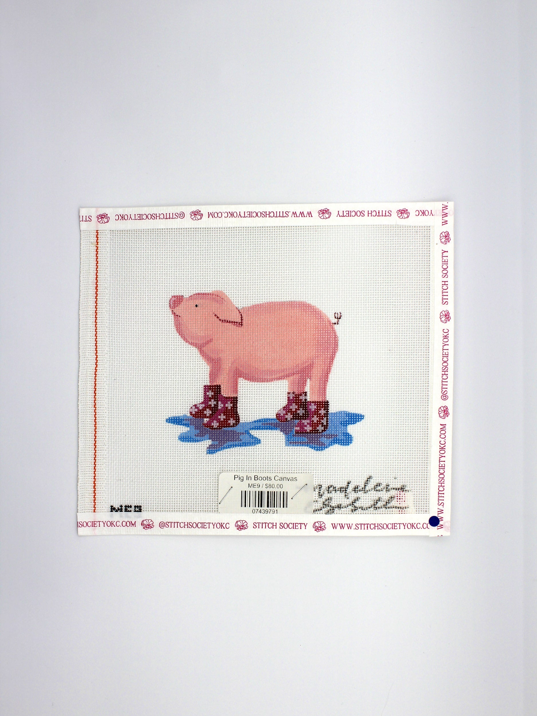 Pig In Boots Canvas
