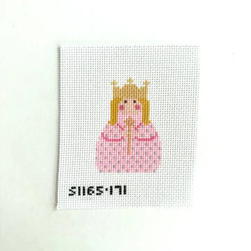 Pink Angel with Gold Crown Canvas