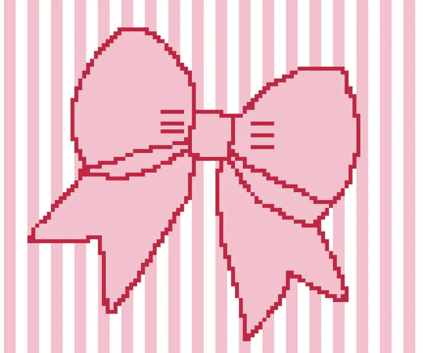 Pink Bow Canvas