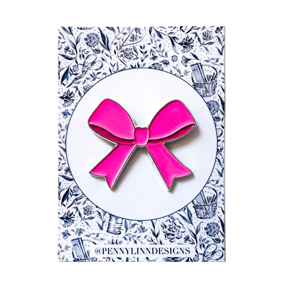 Pink Bow Needle Minder