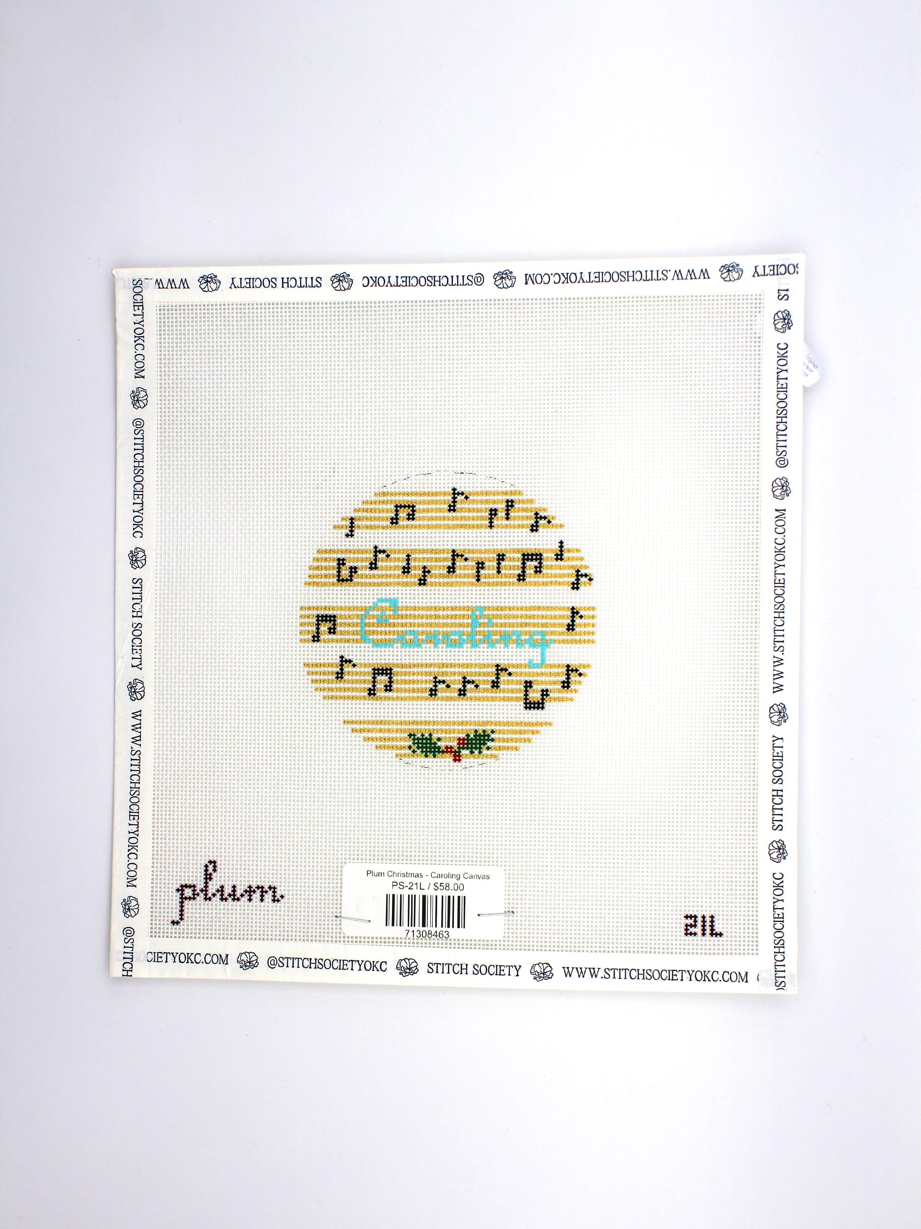 Plum Christmas - Caroling Canvas