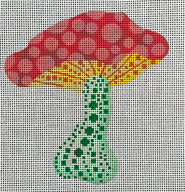 Polka Dot Mushroom Canvas