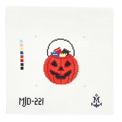Halloween Pumpkin Basket Canvas
